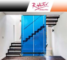 Film bleu azur Reflectiv 61185 