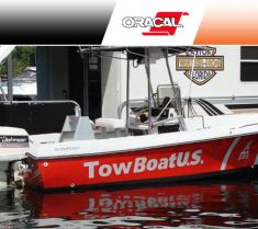 Film PVC coulé noir blanc Oracal 751