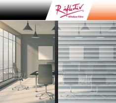 Reflectiv INT 435 Linéatures Blanches de 44mm Largeur 152cm