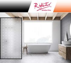 Reflectiv INT 460 Dépoli À Carrés Transparents 10mm Largeur 152cm