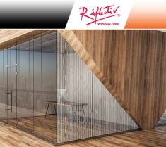 Reflectiv INT 500 Lignes Blanches Courbes Largeur 152cm