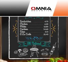 Omnia Tableau Noir Largeur 68,5cm