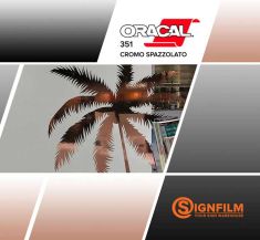 Oracal 351-907 Chrome Brossé Largeur 63cm