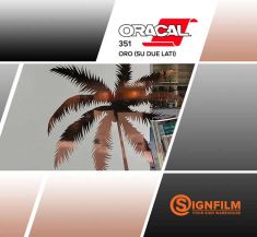 Oracal 351-911 Or Brillant Sur Les Deux Faces Largeur 126cm