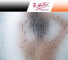 Film décoratif Reflectiv INT 290 dépoli gouttes de miel